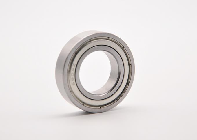 Rolamentos de esferas de aço inoxidável 6800ZZ da elevada precisão com tamanho 10*19*5mm do protetor do metal 1